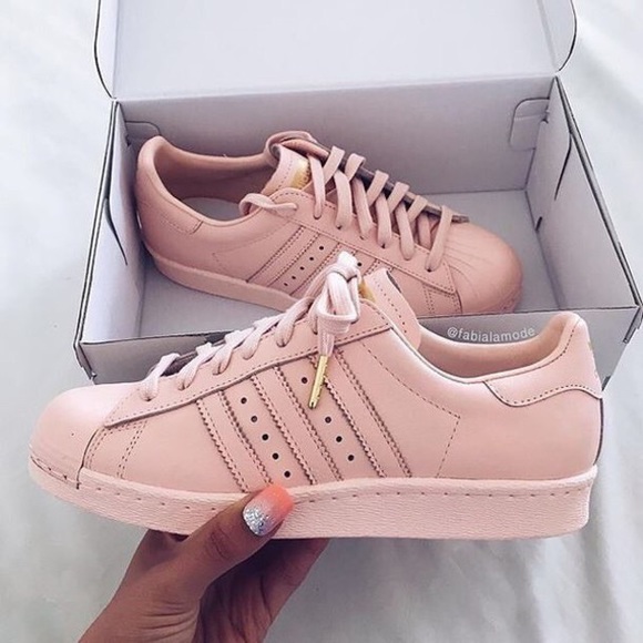 pale pink adidas shoes